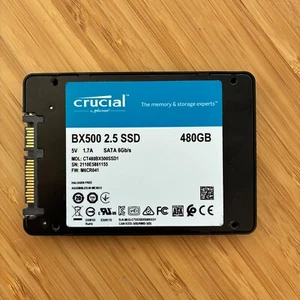 Crucial BX500 480GB SSD SATA 2.5" (CT480BX500SSD1, firmware M6CR041) - Picture 1 of 4