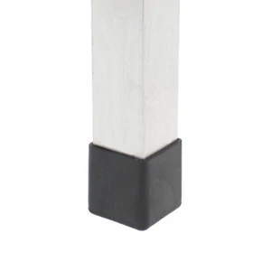 Rubber Furniture Feet Tips for Table & Chair Legs Square Stoppers Ferrules 25mm - Picture 1 of 8