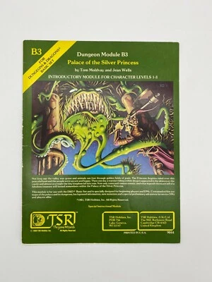D&D Dungeon Module B3 - Palace of the Silver Princess - Bild 1 von 4