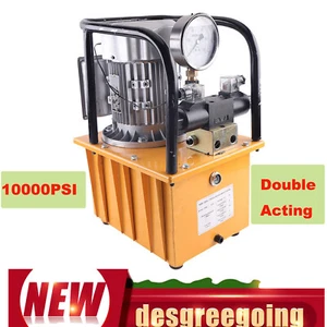 Electroválvula doble 110V 10000PSI bomba hidráulica accionada eléctrica de doble efecto - Imagen 1 de 20