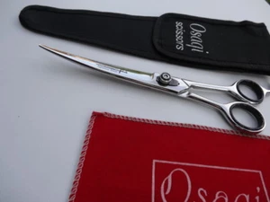 120DaysWRNTY_8.5" PET UPWARD CURVED SCISSOR dog grooming/JAPANESE STEEL - Picture 1 of 11