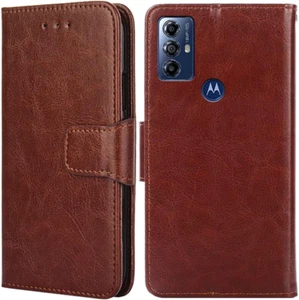 Custodia a portafoglio per Motorola Moto G Play 2023, custodia in pelle premium - Foto 1 di 12