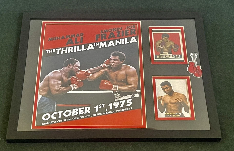Muhammad Ali 🥊 “The Thrilla In Manila” vs. Joe Frazier October 1975 - BOXNG 🥊 - Image 1 of 4