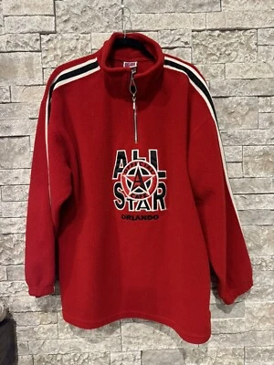 Top cálido de colección All Star Café polar 1/4 cremallera XL 90s EE. UU. Planet Hollywood Foto 1 de 4