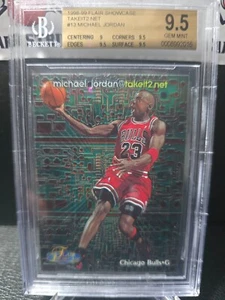1998-99 Flair Showcase Takeit2.Net /1000 MICHAEL JORDAN #13 BGS 9.5 GEM MINT - Picture 1 of 2