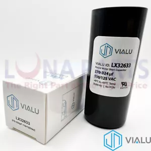 VIALU - 270-324 uf/MFD 110-125 VAC volts Round Start Capacitor 50/60 Hz - Picture 1 of 4