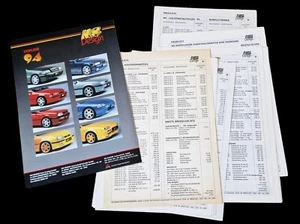MS DESIGN Felgen Räder Kadett E Golf 3 W202 E36 Prospekt plus Preisliste AM - Bild 1 von 1