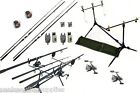   Carp Fishing Set 2 Rods 2 Reels 2 Alarms Rod Pod + More ah665