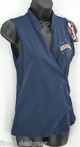 T top nuovo con etichette klutch abbigliamento università di auburn tigri donna ricamato scollo a v m - Foto 1 di 5