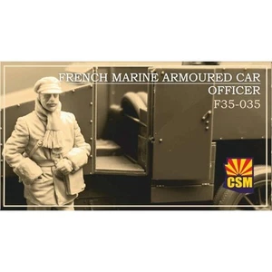 Figurita De Oficial De Carro Blindado Francés De La Marina Francesa - Foto 1 di 4