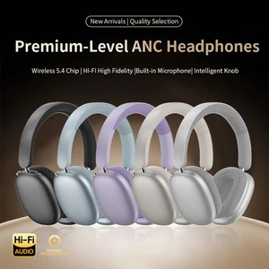 Auriculares inalámbricos Bluetooth 5.4 P859 ANC Over Ear Auriculares estéreo - Imagen 1 de 9