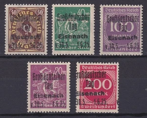 76185) Vignetten auf Infla-Marken Eisenach Großdeutscher Tag 1925 - Bild 1 von 1