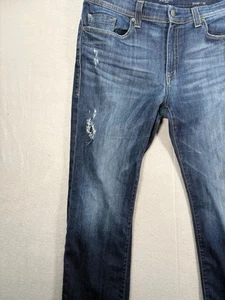 Fidelity Jeans Mens 36x30 Blue Denim Jimmy Light Wash Slim Straight (tagged 38) - Picture 1 of 10