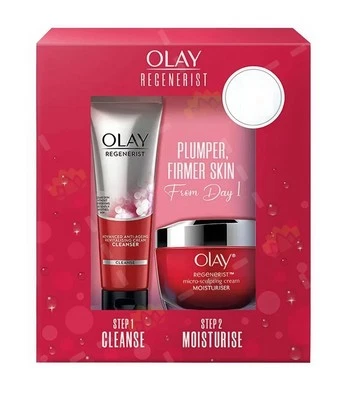 Juego Olay Regenerist/Crema Micro-Esculpidora + Crema Revitalizante Limpiador Exp4/26 Foto 1 de 4