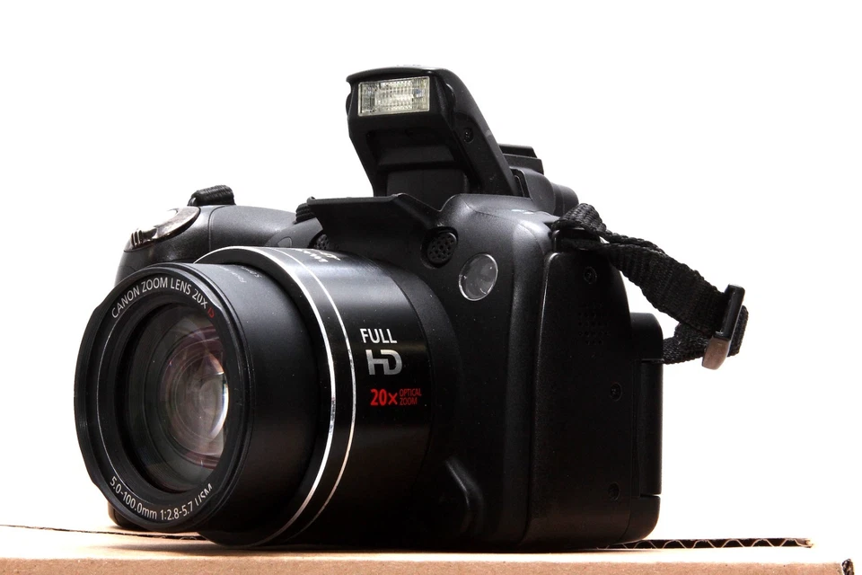 Canon PowerShot SX1 IS 10MP kleine handliche spiegellose Bridge Kamera - Bild 1 von 4