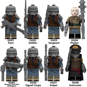 Warhammer 40k Death Korps of Krieg Imperial Guardsmen – 8 Custom Minifigur Set - Picture 1 of 1