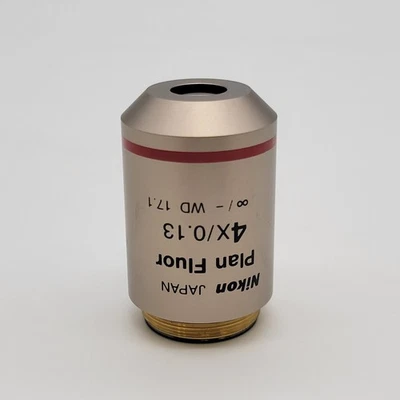 Nikon Microscope Objective Plan Fluor 4x - Image 1 of 3