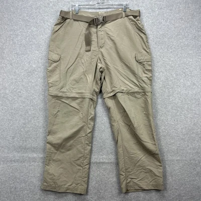 Pantalones Cortos Convertibles Red Head Para Hombres 40x30 Bronceados Carga Cinturón Cremallera Senderismo Foto 1 de 4