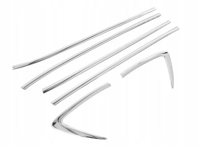 Garnitures de vitre latérale inférieure chromées polies pour Hyundai Tucson III (TL) 2015-2020 - Photo 1/3