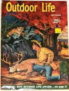Outdoor Life, September 1951, Vol 108 #3, New Outdoor Life Award, NM - Picture 1 of 1