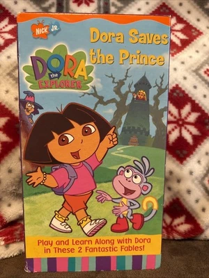 Винтажная видеокассета Dora the Explorer Dora Saves the Prince VHS 2002 Nick Jr. ТВ-шоу - Изображение 1 из 4