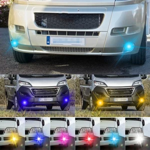 2x luces de circulación diurna LED W21/5W 7443 bombillas para furgoneta Fiat Ducato 2006-en adelante - Imagen 1 de 17