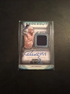 2024 Topps Knockout UFC Charles Oliveira Patch Auto /75 - Bild 1 von 5