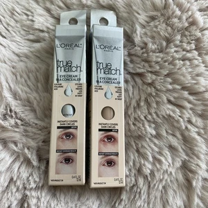 x2 Loreal - Crema de ojos True Match en corrector C 1-2 justo 0,4 oz / 12 ml - Imagen 1 de 1