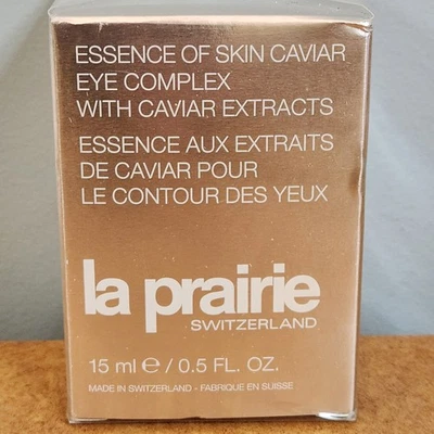 Complejo de ojos de caviar La Prairie Essence of Skin con extractos de caviar 0,5 oz/15 ml nuevo Foto 1 de 4
