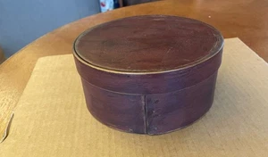 Antigua caja despensa roja 6 7/8" x 3" buen estado - Imagen 1 de 8