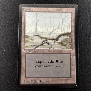 Magic the Gathering MTG Swamp v.2 (Low) Beta NM (Beta Bob) - Picture 1 of 2