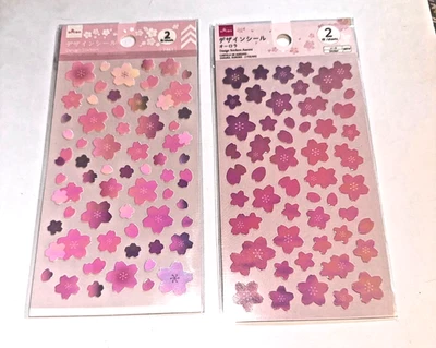 Pegatinas de diseño Sakura Cherry Blossom Aurora paquete conjunto 2 hojas #3074 y #7461 Foto 1 de 4