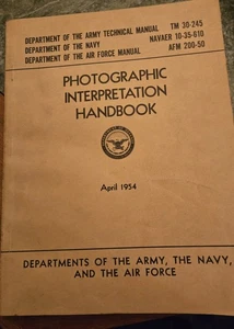 Photographic Interpretation Handbook,Army,Navy,Air Force 1954 - Bild 1 von 4