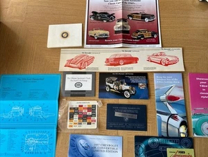 Vintage Model Car Paperwork ONLY 1957 Bel Air, T-Bird, Ford, 1956 Thunderbird+++ - Picture 1 of 6