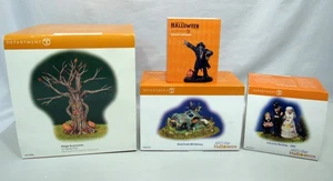 DEPT 56 HALLOWEEN 4 STÜCK OVP - WÄCHTER - BAUM (OFFEN) - LKW - SPUK (EZS003214) - Bild 1 von 12