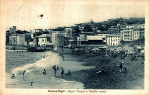 GENOVA PEGLI - Bagni Puppo e Bagni Méditerranée - VG - #081 - Picture 1 of 2