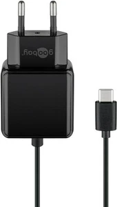 10x USB-C USB Ladegerät 3,0 A; USB-C USB Ladegerät 3,0 A, Schwarz, 1.5 m - Netzt - Afbeelding 1 van 2
