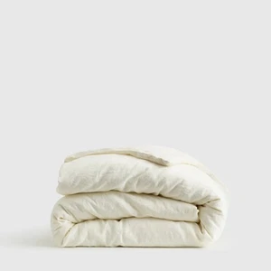 Quitte Europäischer Leinen Bettbezug Elfenbein Größe Full/Queen - Bild 1 von 7