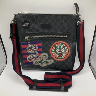 Gucci GG Night Supreme Courrier Flat Messenger Bag - Image 1 of 4