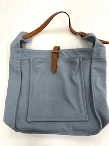 HERMÈS Schultertasche Marwari GM hellblau Canvas Mode Accessoire einfarbig Unisex - Bild 1 von 15