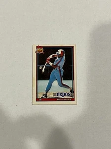 1991 Topps Cracker Jack Mini #3 Rock Raines - Montreal Expos - HOF - Picture 1 of 2