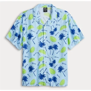 Top uomo Corona Limes & Palms con bottoni davanti taglia S - Foto 1 di 3