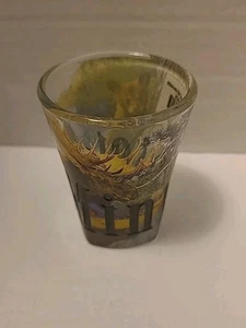 Minnesota Moose & Bear vollfarbiges geätztes Souvenir Schnapsglas - NEU - Bild 1 von 6