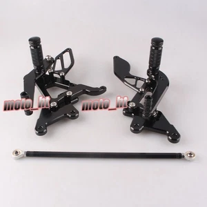 Para Yamaha YZF R6 2003 2004 2005 Negro CNC Motocicleta Escaleras - Imagen 1 de 12