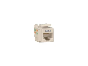 TRIPP LITE N238-001-WH Cat6/Cat5e 110 Style Punch Down Keystone Jack - White - Picture 1 of 3