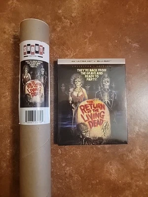 Return of the Living Dead - 4K UHD + Blu-ray + Slipcover + Poster Scream Factory - Image 1 of 2