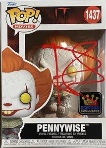 BILL SKARSGARD HANDSIGNIERT SIGNED IT PENNYWISE FUNKO POP #1437 - Bild 1 von 1