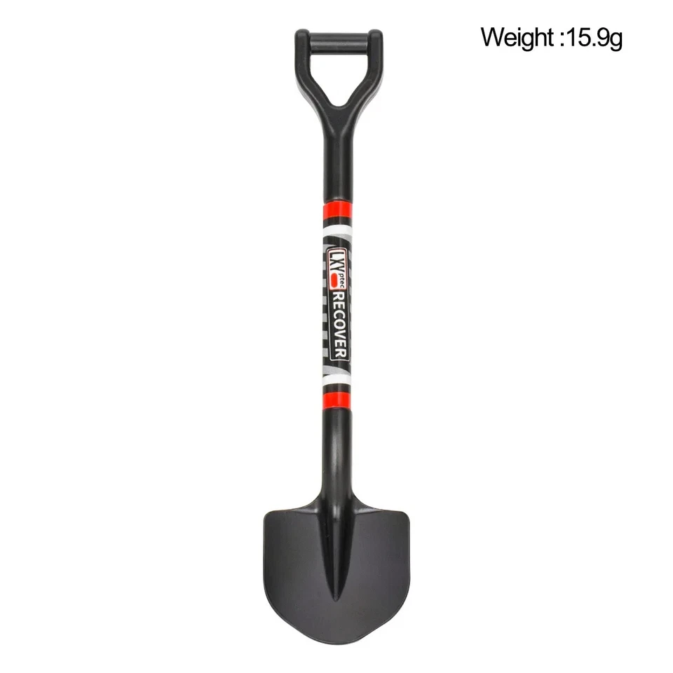 RC 1/10 Scale Metal Shovel Gardening Tool Rock Crawler Truck Miniature Accessory - Image 1 of 4