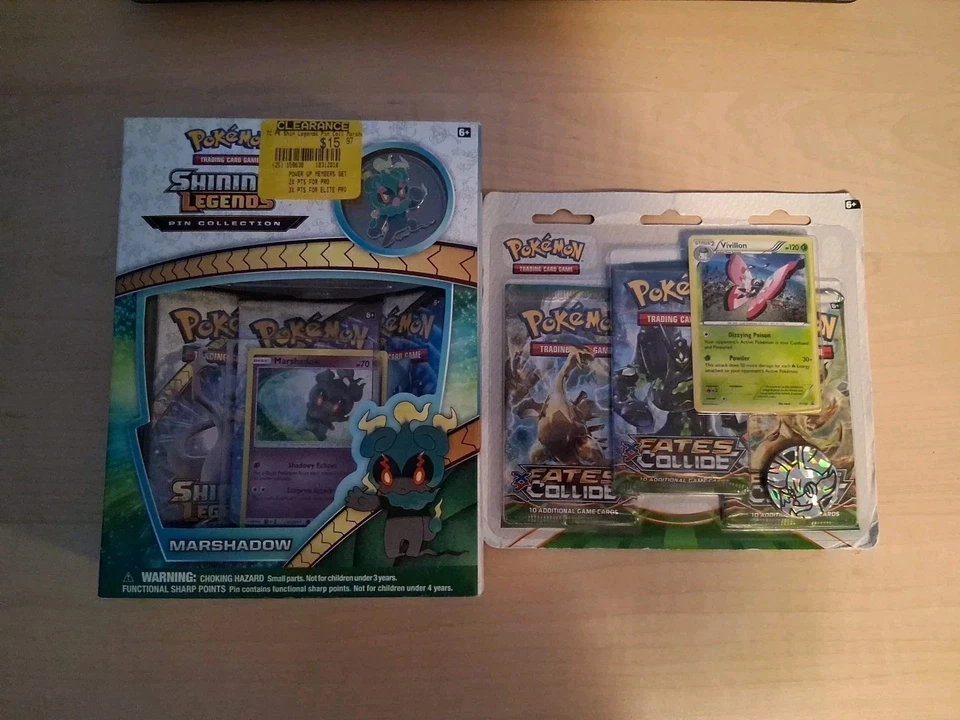 Pokemon Shining Legends XY Fates Collide Sammlung Konvolut Lot Marshadow - Bild 1 von 4