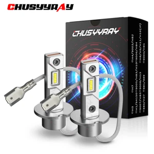 2X H3 LED Bulbs 6500K White 500% Brighter High/Low Beam For Fog Lights or DRL - Picture 1 of 12